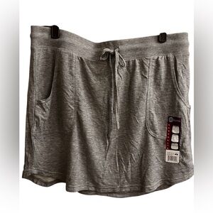 BALANCE COLLECTION ~GRAY~SUMMER SKIRT~XL NWT